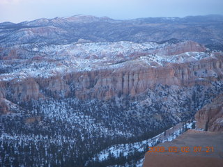 54 6f2. Bryce Canyon - sunrise at Bryce Point