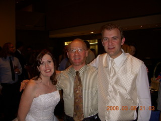 Jeff and Lisa Moore wedding - Lisa, Adam, Jeff