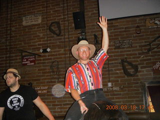 Saddle Ranch - Adam riding the bull