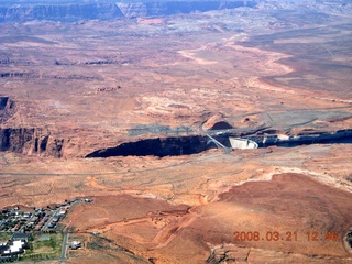 aerial - Glen Canyon dam