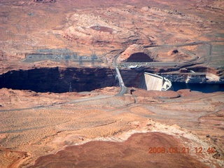 Glen Canyon Dam -- aerial