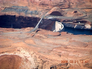 Glen Canyon Dam -- aerial