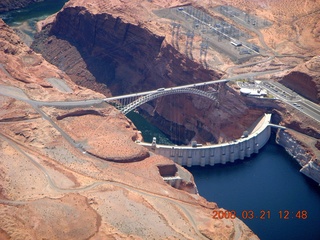 aerial - Glen Canyon dam