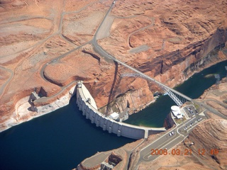 aerial - Glen Canyon dam