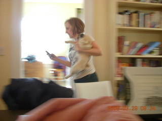 Mary Jane, Claudia, and cell phone (blurry