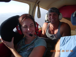 7 6gs. Marcelle and Dustin flying in N4372J