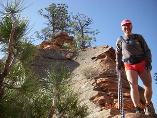 835 6gt. Zion National Park - Angels Landing hike - chains - Adam