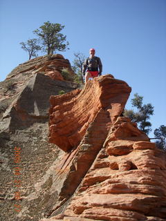 836 6gt. Zion National Park - Angels Landing hike - Adam