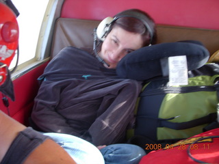 51 6gu. Marcelle sleeping in N4372J