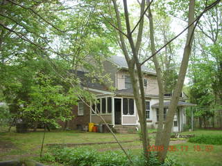 Dud's house and trees