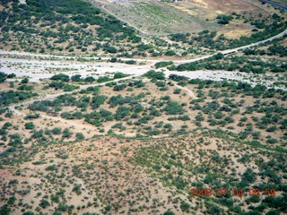 aerial - collapsed bridge near Globe Airport (P13)