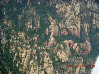 aerial - Canyon between Flagstaff and Sedona
