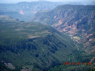 aerial - Canyon between Flagstaff and Sedona
