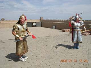 eclipse - Jiayuguan - Great Wall sign - Adam