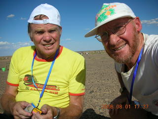 10 6l1. eclipse - Jiayuguan - Gobi Desert - Bill and Adam