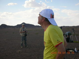 13 6l1. eclipse - Jiayuguan - Gobi Desert - Bill getting ready
