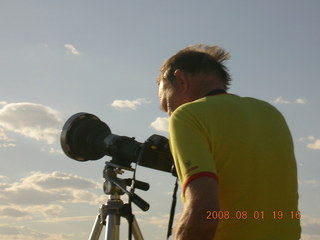 20 6l1. eclipse - Jiayuguan - Gobi Desert - Bill watching