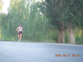 865 6l1. eclipse - Jiuquan morning run - Adam running