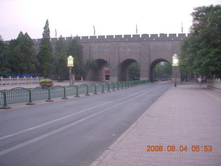 3 6l4. eclipse - Xi'an morning run - city wall