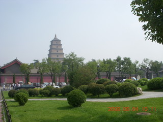 26 6l4. eclipse - Xi'an - Wild Goose Pagoda