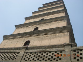 51 6l4. eclipse - Xi'an - Wild Goose Pagoda