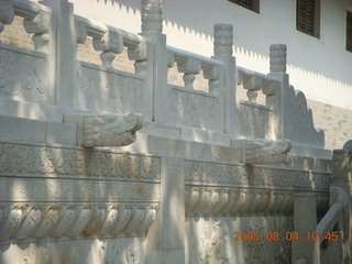 65 6l4. eclipse - Xi'an - Wild Goose Pagoda - gargoyle