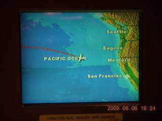 57 6l6. eclipse - getting close to San Francisco