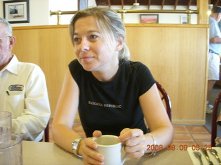 Iryna at Todd's restaurant