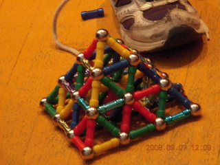 magnetic toy pyramid