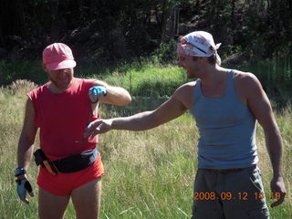 CHS-XC - Curtis Arboretum - Adam and Coach Sexton
