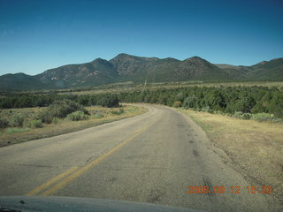 road coming back from Pine Valley, Utah