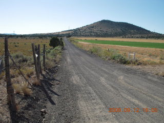 run from Kathe's and Reggie's place in Central, Utah