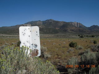 run from Kathe's and Reggie's place in Central, Utah - seriously violated No Tresspassing sign (maybe)