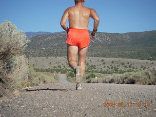 5 6mc. Adam - run from Kathe's and Reggie's place in Central, Utah - back