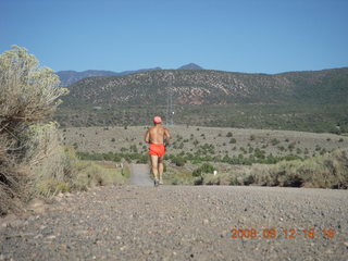 7 6mc. Adam - run from Kathe's and Reggie's place in Central, Utah - back