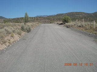 run from Kathe's and Reggie's place in Central, Utah