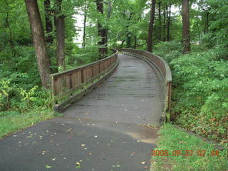 Shore AC XC - Thompson Park - wooden bridge
