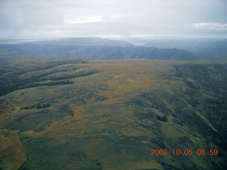65 6n5. aerial - Washington, Idaho, Oregon flight - Snake River canyon - Hells Canyon