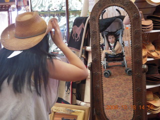 Abigail and Jane asleep flying in N4372J