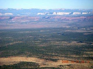 103 6nr. aerial - Utah landscape - orange and white cliffs