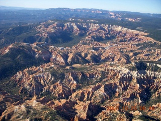 aerial - Bryce Canyon amphitheater