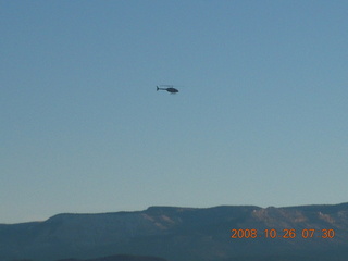 39 6ns. Bryce Canyon - Paul Cox helicopter - rim trail from fairyland to sunrise