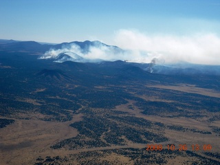 352 6ns. aerial - intentionally set fires - weenie roast near Williams