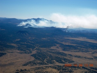 352 6ns. aerial - intentionally set fires - weenie roast near Williams