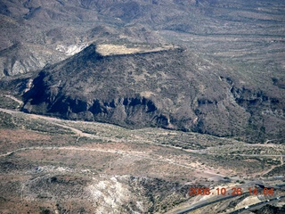 377 6ns. aerial - triangular mesa north of Phoenix