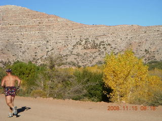 11 6pf. Verde Canyon - Sycamore Canyon Road run - Adam - back