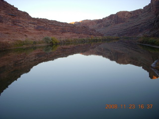 view from new Colorado River bridge in Moab