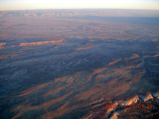 aerial - Utah east of Canyonlands