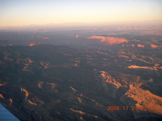 23 6pq. aerial - Arches area at sunrise