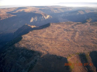 aerial - Black Canyon of the Gunnison at sunrise